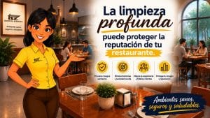 La limpieza profunda puede proteger la reputación de tu restaurante
