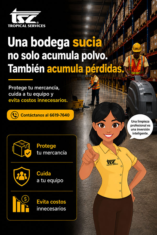 Una bodega sucia no solo acumula polvo. También puede acumular pérdidas.