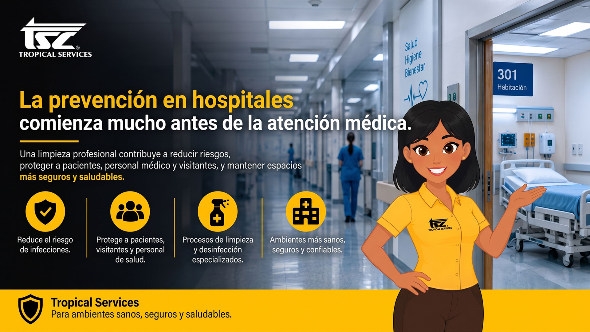 La prevención en hospitales comienza mucho antes de la atención médica